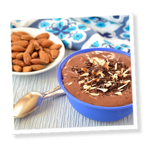 Creamy Sugar Free Cocoa Almond Pudding Recipe