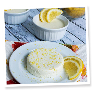 Sugar-Free Lemon Panna Cotta