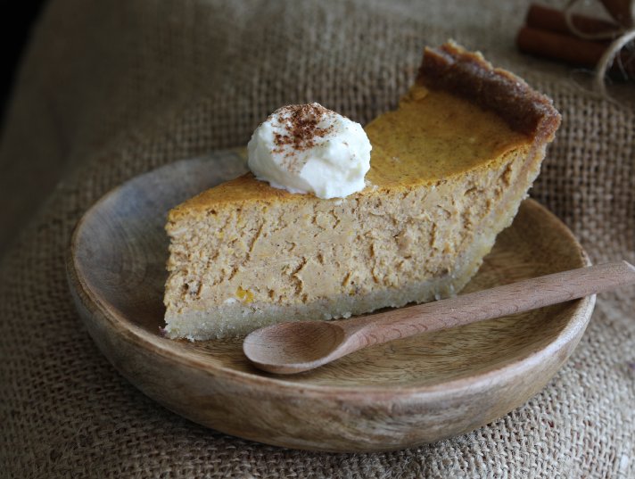 Pumpkin Cheesecake Pie Featured